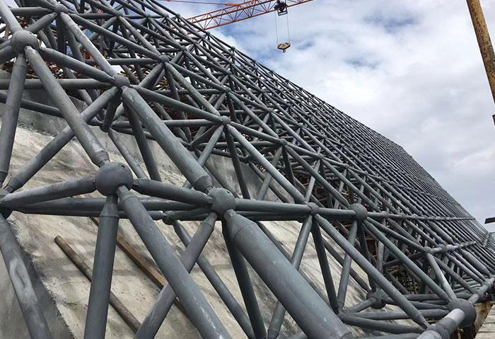 海城网架施工